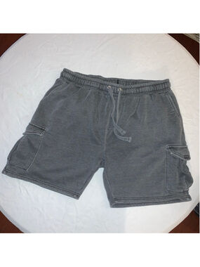 Men's Lyrx Gray Cargo Shorts Waist 36